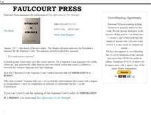 Tablet Screenshot of faulcourtpress.com